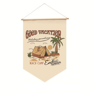 Camping Garden Flag Hanging Flags Classic Nature Yard Camp Flag Outdoor Decoration Yard Party Decorative Banner Festive Decor