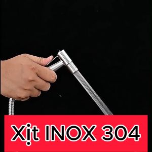 Vòi xịt vệ sinh tăng áp cao cấp INOX 304 HODA BOSS