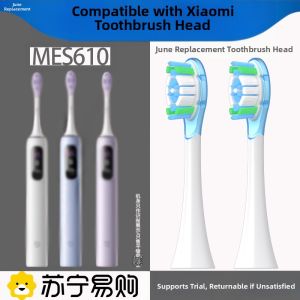 Cu-Free Electric Toothbrush Heads Compatible with Xiaomi Mi Home Luffa pro Mes610 Replacement Toothbrush Heads for Oral Care
