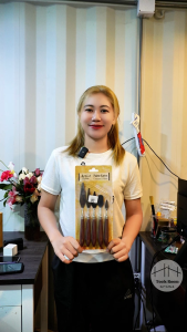 ชุดเกรียงปาดสี เกรียงผสมสีเพ้นท์สี เกรียงสีน้ำมัน เกรียงศิลปะ Art Painting Knifes เกียงปาดสีปลายแหลม ชุด 5 ชิ้น