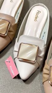 Sandal Wanita Kekinian Termurah - Mules Hak 3 cm - DyO & Hak Safari