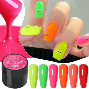 AWStorG 5ml Orange Red Green Gel Nail Polish Laser Sparkly Soak Off Semi Permanent Nail Art UV Gel Varnish For Nails