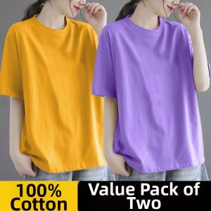 Lieoyuarn | Summer Pure Color Cotton T-Shirt