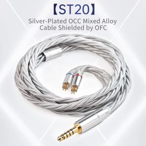 KBEAR | KBEAR ST20 Mixed Alloy Cable by OFC 5N OFCr Silver-Plated Mixed C-S Alloy Wire Base Multiple Plug Specifications Available