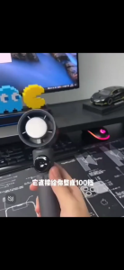 2025 ใหม่ 4000mAh พัดลมมือถือปรับได้ 100 ระดับลมแรงพัดลมไร้ใบพัดลมแบบพกพาชาร์จได้พร้อมพัดลมมินิเย็นพัดลมไร้ใบพัดลม