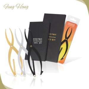 Gold Ratio Eyebrow Mapping Ruler Stainless Steel Embroidery Makeup Tool Balance Tripoint Positioning Fourth Generation Design