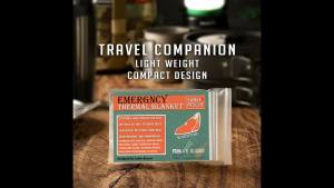 4pcs Emergency Blanket Mylar Thermal Foil Space Blanket Designed for NASA Body Warmer Outdoor First Aid Camping Hiking Travel
