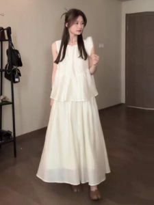Karrar betsey | New Chinese Style Zen Sleeveless Summer Dress
