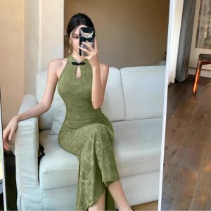 CHANGTONG | Modern Chinese Style Cheongsam Dress Slim Fitting