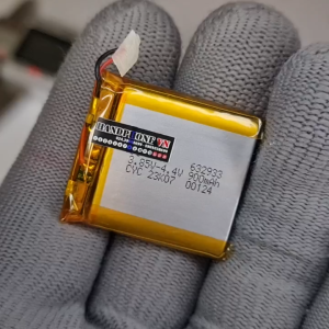 Pin Li-Po 3.85V 632933 602932 900mAh (Li-Polyme) cho Smartwatch Đồng Hồ Thông Minh. Pin dày 6mm