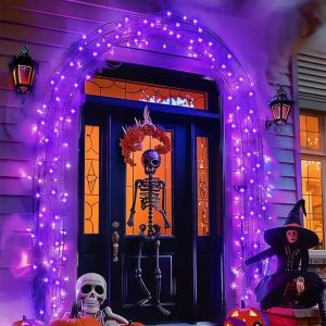 1PC10M100LED Halloween USB copper wire light string suitable for outdoor rope lights gardens parties decorations