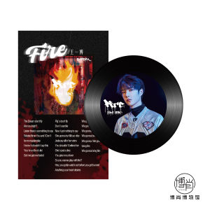 Bộ Sưu Tập Biji One Shao Black Vinyl Album Music Magnetic NFC Fridge Magnet Collectible Star Role Wang Yibo Stock Now