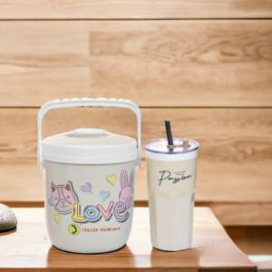 Combo 1 ly giữ nhiệt và 1 bình giữ nhiệt Tân Lập Thành