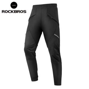 ROCKBROS Quần Giữ Nhiệt Đi Xe Đạp Nam Nữ Chống Gió Phản Quang Ấm Áp Dài Quần Đi Xe Đạp Quần Dài Co Giãn Thể Thao Quần Xe Đạp