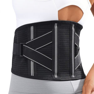 1PC Back Brace for Lower Back Pain Relief4 Stays Support Belt for HeavyLiftingBreathable Lumbar Support for SciaticaMen Women