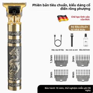 MONLEYTA | Máy cạo đầu điện Đức dành cho nam dùng tại nhà Thiết bị cắt tóc chuyên dụng cho nam giới tự cạo đầu hoàn toàn bằng thép không gỉ