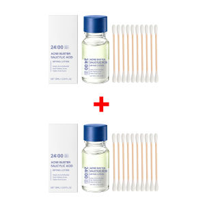 Salicylic Acid Drying Lotion Face Serum with Cotton Swab– Reduce Pimples & Breakouts Fade Acne Scars Minimize Pores Skin Renewal