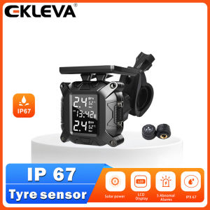 EKLEVA Motorcycle TPMS Moto Tire Pressure Monitoring System for Motorbike Motor Bike Scooter TMPS Tyre Sensor