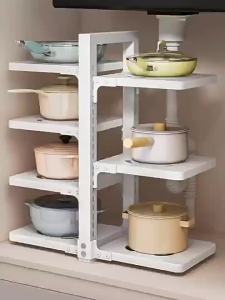 Multifunctional Multi-layer Pot Storage Rack