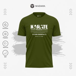 Madaha Kaos Baju Dry fit Jersey Olahraga Karate Nakamura