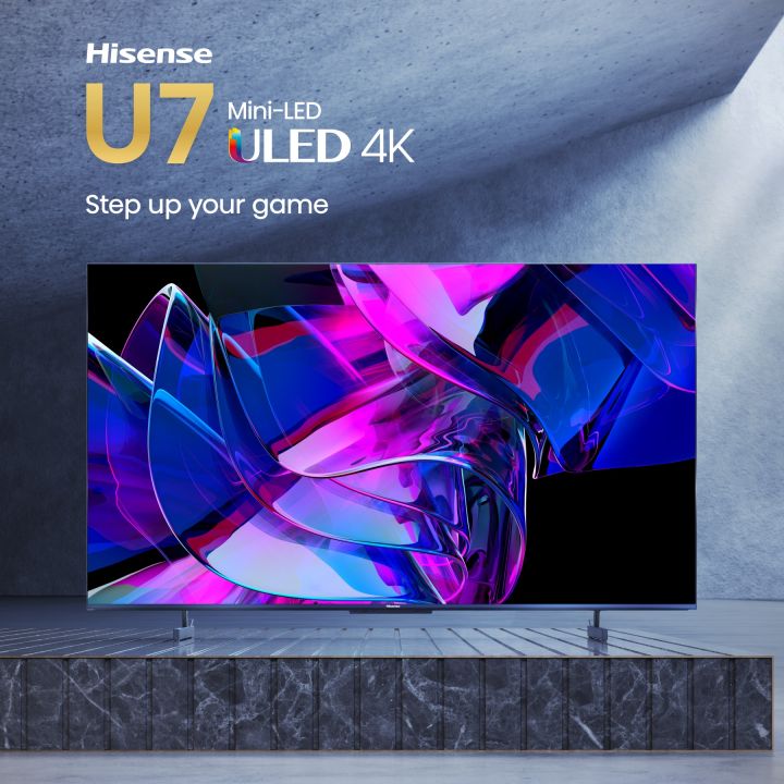 Hisense Mini-LED Smart Tivi Hisense 65 inch 4K Quantum Dot 65U7K HDR Dolby Vision Atmos 144Hz Gaming TV cao cấp - Bảo hành 2 năm-miễn phí vận chuyển