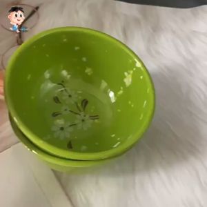 Fashionable Floral Design Melamine Tableware Fruits Vegetables Salads Desserts Pasta Tableware Bowls Lightweight Washing Safe and Reliable Use