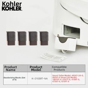 Kohler | Odor Removing Activated Charcoal Toilet Seat