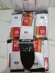 KAOS KAKI SD HITAM PUTIH MURAH BAGUS