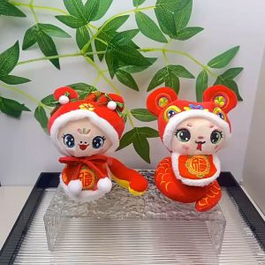 Móc khóa Rắn bông đỏ linh vật 2025 quà tặng năm mới may mắn cute treo balo túi xách đẹp xinh giá rẻ