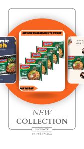 5PCS Indomie Kuliner Indonesia Mie Instan Rasa Mi Goreng Khas Aceh