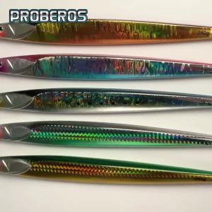 PROBEROS Kim Loại Jig Mồi Câu Cá 180g-280g Nhân Tạo Mồi Cứng Cho Nước Ngọt & Nước Mặn Bass Cá Hồi Đại Dương Bãi Biển Câu Cá Sông