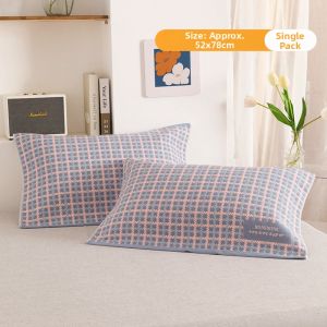 KAMONI | Pure Cotton Gauze Pillowcase Oil-Resistant Extra Thick Large Size