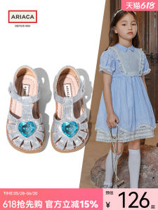 Giày Sandal Phong Cách Công Chúa Ariaca Cho Bé Gái Mùa Hè 2024 Giày Trẻ Em Dáng Lưng Đế Thoải Mái Giày Trẻ Em Dễ Thương