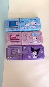 Kotak Pensil Kaleng Karakter Kuromi Cinnamoroll Melody - Tempat Pencil Atk Kantor Sekolah