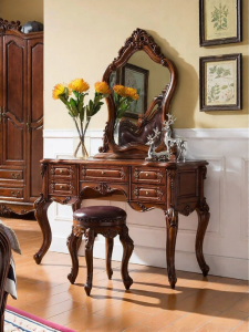Elegant European Style Wooden Vanity