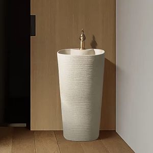 (🔥Ready Stock🔥 MALAYSIA - 12 Hours Shipping)Ceramic Art Column Type Washbasin Outdoor Wash Basin Garden Courtyard