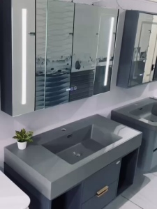 LHệ FREESHIP Tủ gương lavabo phòng tắm MILOR nhựa PVC đặc lõi cao cấp siêu bền đẹp - TC9 - Bảo hành 10 năm