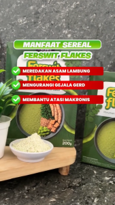 Ferswit Flakes Sereal Alami Untuk Asam Lambung Gerd & Masalah Pencernaan