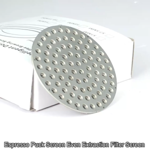 304 Stainless Steel Coffee Portafilter 51/58mm/Coffee Machine Handle Filter Splash-Proof/Home Barista Espresso Accessory