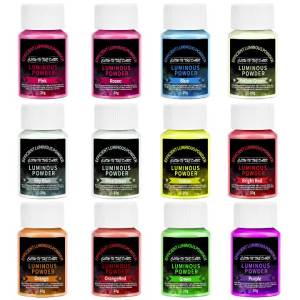 20g Long Lasting Bright Luminous Powder Paint Epoxy Resin Pigment Glow In The Dark Fluorescent Powder DIY Jewelry Making Filler