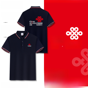 เสื้อโปโลแขนสั้นโลโก้ที่ปรับแต่งได้สําหรับผู้เชี่ยวชาญด้านธุรกิจ วัสดุผ้าไหมน้ําแข็ง สไตล์ Youth Vitality ความหนาของฤดูร้อน