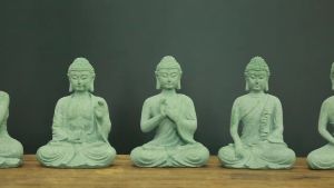 YBC Thailand Buddha Statue Sculpture Creative Craft Tabletop Statue Gift for Housewarming Decor
