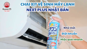 CHAI XỊT VỆ SINH MÁY LẠNH NEXT PLUS NHẬT BẢN (CHAI 420ML)