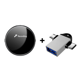 Famue | Máy Ghi Âm Giọng Nói Mini 1536Kbps Âm Thanh Không Mất Dữ Liệu Với Tính Năng Giảm Tiếng Ồn DSP Thiết Kế Từ Tính Cho Các Cuộc Họp Bài Giảng Máy Ghi Âm Kỹ Thuật Số Bằng Kim Loại