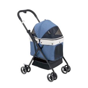 Pet Stroller for Small Dogs and Cats Waterproof Portable Foldable