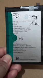 Orihinal AAA Capacity 49NI Battery For ITEL A50/A60S/A70/A80/P55