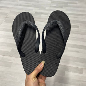 Vintage Cao Su Thông Dép Nam Đi Biển Thời Trang Chống Trơn Trượt Ngôi Sao Thái Malaysia Cao Su Dây Đeo Vai Thông Dép Dành Cho Thanh Niên