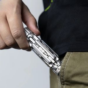 VMAN S1 EDC Multi-Function Screwdriver Set with Magnetic Torx Phillips Hex Drill Bit Portable Repair Tool for Outdoor Home