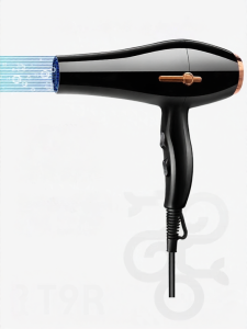 XIAMILI | High Power Hair Dryer Professional Salon Grade Negative Ion Home Use Fast Drying Hair Care for All Hair Types 1600W Powerful Fan