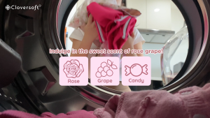 Cloversoft Plant-Based 4in1 Anti Dust Mite Supreme Laundry Capsules Laundry Pods Jumbo 60 Pods (Rose Grape / Eucalyptus)